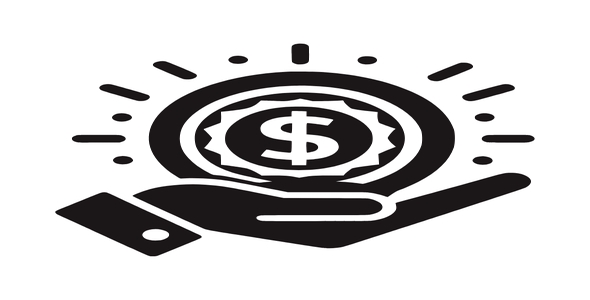 Money in Hand Financial Security Icon